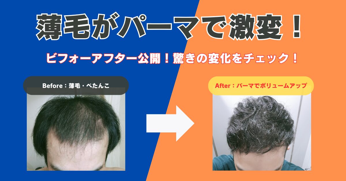 薄毛パーマの比較アイキャッチ